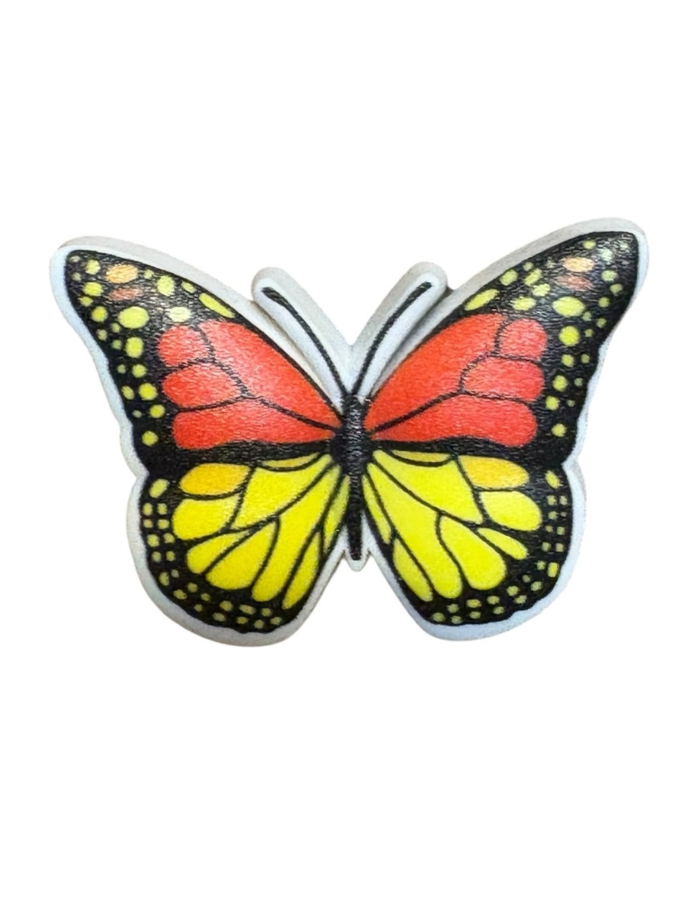 Butterfly Croc Charm